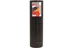 Сетка базальтовая кладочная FasadPro 25х25 мм, 1х50 м, 50/50 кН/м, М, 82457215