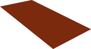 Плоский лист 0,5 Satin RAL 3009