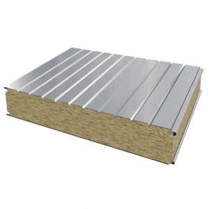 Сэндвич-панель cтеновая DiFerro Classic DF ТСП-Z-150-1190-Н-Н-МВ (PE-RAL7004-0,5/PE-RAL 9003-0,5)-ГО