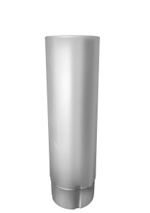Труба круглая GRAND LINE  125/90 мм 3 м RAL 9003