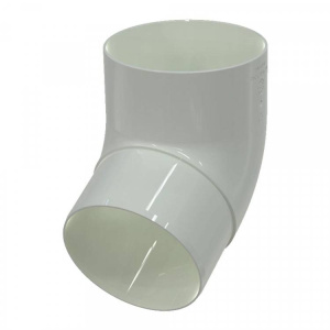 GLC PVC 152/100 колено трубы 67 град. белый RAL 9010