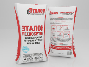 Пескобетон Эталон М-300 50 кг