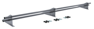 Снегозадержатель трубчатый для фальцевой кровли Grand Line Optima RAL 9006 3м