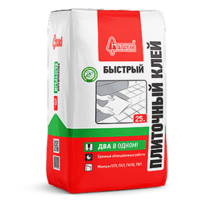 Клей плиточный Старатели БЫСТРЫЙ 25кг