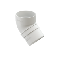 Docke STANDARD Колено 120/80 мм * 45° (Белый)
