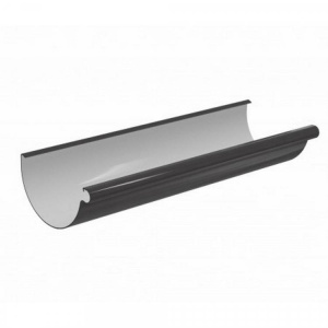 GLC PVC 152/100 желоб водосточный 152 мм, 3 м п. антрацит RAL 9005