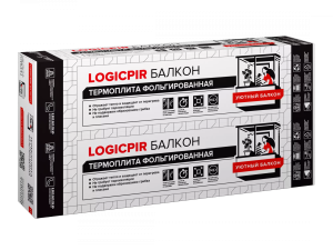 Плита теплоизоляционная LOGICPIR Балкон Ф/Ф Г1 L–1190х590х50 (5 плит)