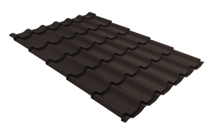 Металлочерепица Classic 0,45 Drap RR 32 темно-коричневый