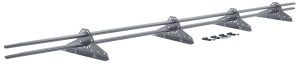 Снегозадержатель NEW трубчатый Grand Line RAL 9006 3м