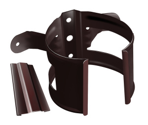 Кронштейн трубы (на дерево) GRAND LINE 100мм RAL 8017