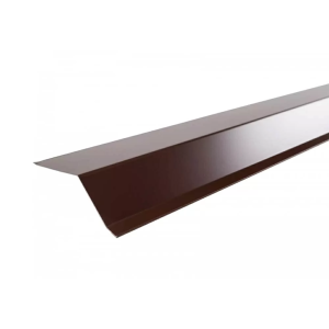 Планка карнизная Polyester коричневая RAL8017 (95х50х10 мм), 2м