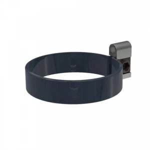 GLC PVC 152/100 хомут трубы пластиковый, серый графит RAL 7024