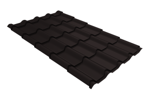 Металлочерепица Kamea Drap 0,45 RAL 9005