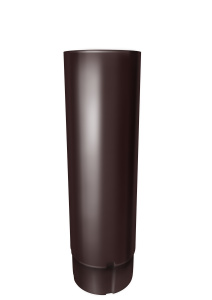 Труба круглая GRAND LINE  125/90 мм 3 м RAL 8017