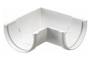 Docke STANDARD Угловой элемент внешний 120 мм * 90° (Белый)
