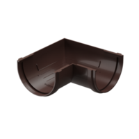Docke STANDARD Элемент угловой 120 мм * 90° (Темно-коричневый)