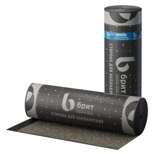 Материал рулонный битумно-полимерный "Брит" Премиум (ТПП),(1*10) 10м2