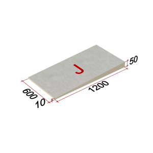 Плита теплоизоляционная LOGICPIR SLOPE-3,4% (J) СХ/СХ Г4 1200х600х10-50 (18 плит)