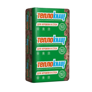 Утеплитель ТеплоKNAUF для Кровли и стен TS036 100х610х1230мм 0,6м3 6м2