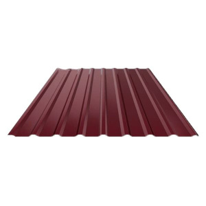 Профнастил оцинкованный С20, 0,35 RAL 3005 (винно-красный)