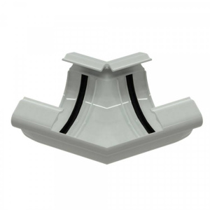 GLC PVC 152/100 спец. двухплоскостной угол желоба универсальный, белый RAL 9010