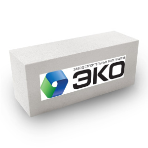 Блок газосиликатный ЭКО 600х400х250 (D-500)
