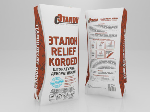Штукатурка декоративная ЭТАЛОН RELIEF  Короед (25кг)