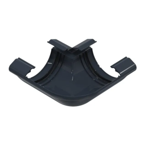 GLC PVC 152/100 угол желоба универсальный 90 град. серый графит RAL 7024